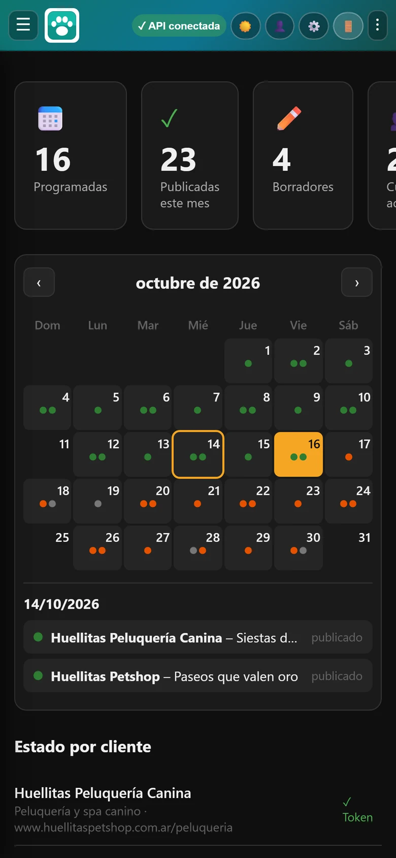 Versión celular
