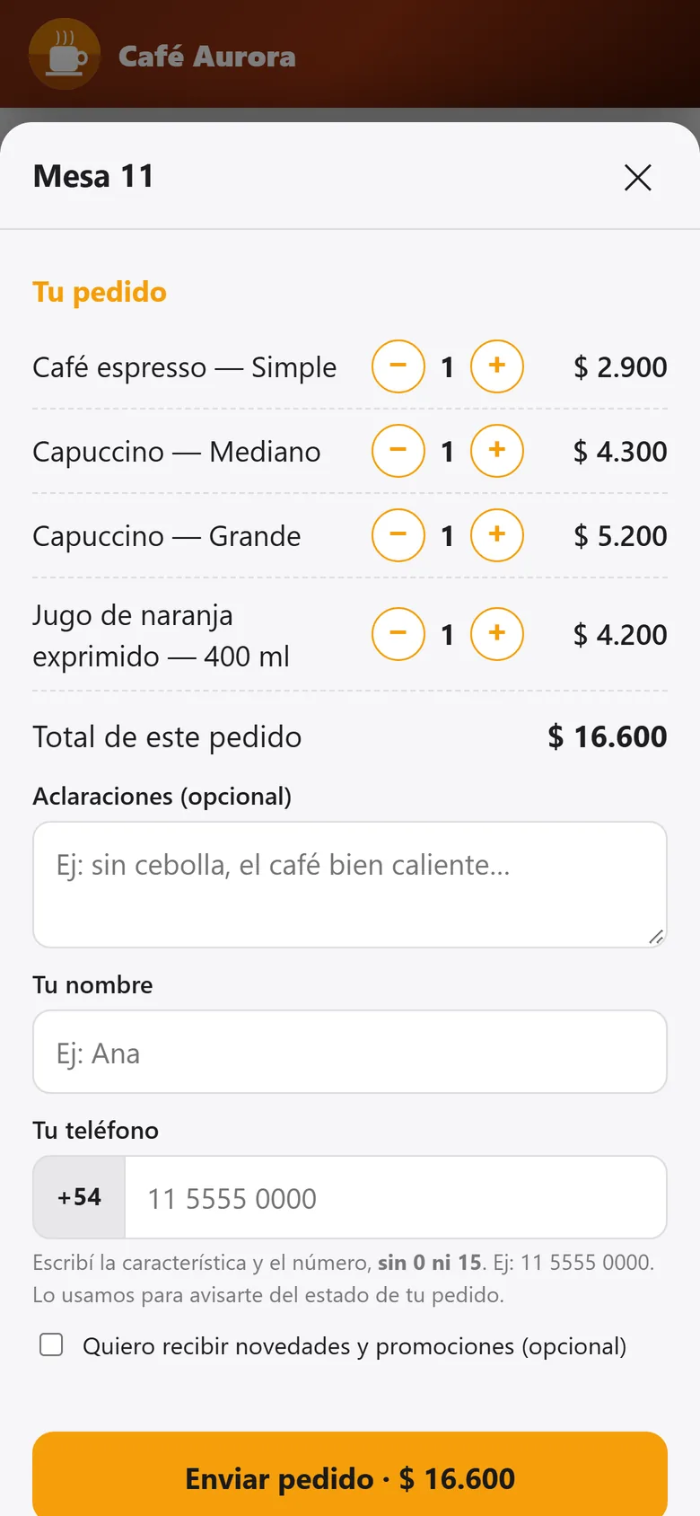 Versión celular
